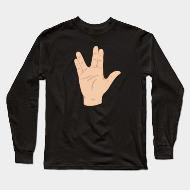In Spock We Trust Long Sleeve T-Shirt by Kitto